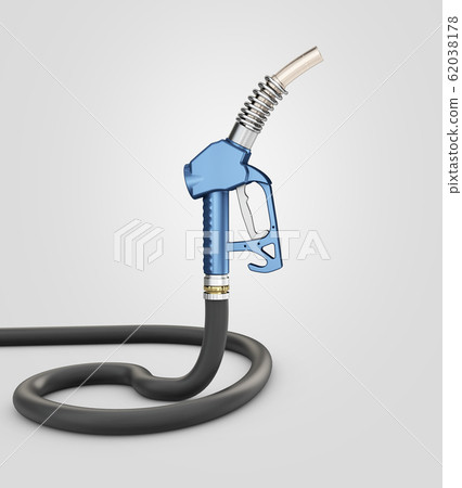 3d rendering of Fuel petrol gun, clipping path 62038178