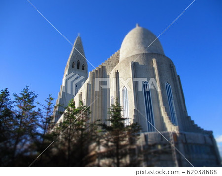 冰島雷克雅未克Hallgrimskirkja西洋鏡風格 冰島雷克雅未克Hallgrimskirkja西洋鏡風格 62038688
