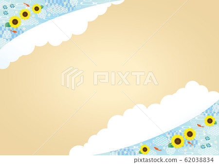 Summer Japanese Background Horizontal 3 Stock Illustration 6384