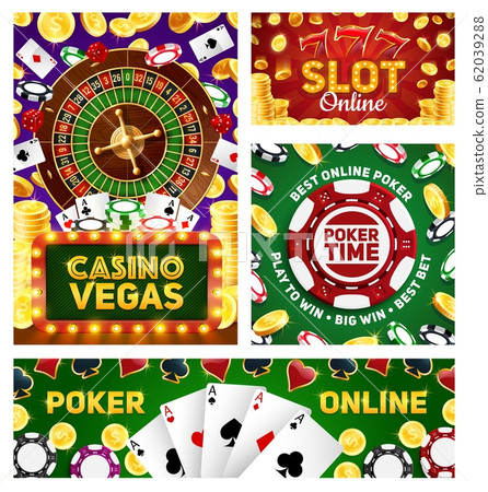 Vegas casino, wheel of fortune poker, slot machine