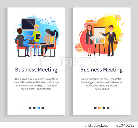 Business Meeting, Conference of Partners Vector Business Meeting, Conference of Partners Vector 62040282