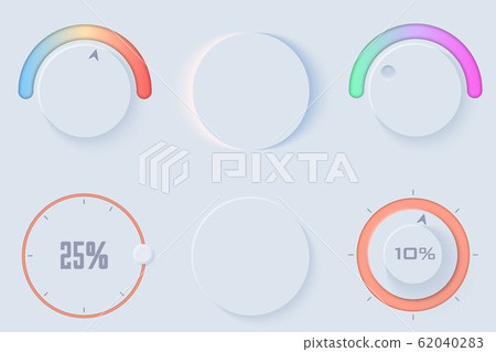 neumorphic UI circle set neumorphic UI circle set 62040283
