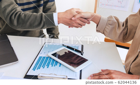 Good deal career and placement concept, successful 62044136