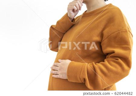 Pregnant women suffering from pregnancy 62044482