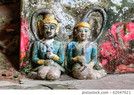 Buddha Statues in Yathaypyan Kawgungu Cave, Hpa An 62047021