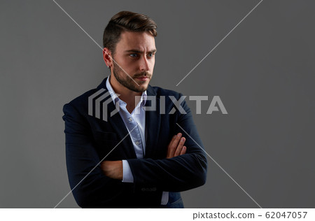 Close up portrait young man businessman. Caucasian Close up portrait young man businessman. Caucasian 62047057