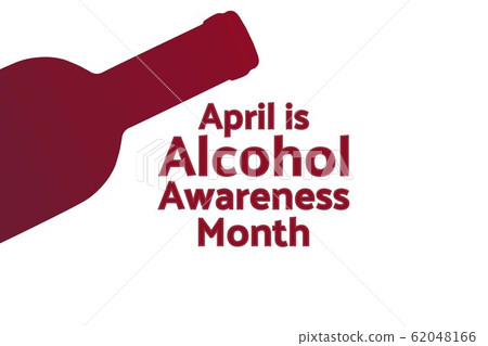 April is Alcohol Awareness Month concept. Template for background, banner, card, poster with text April is Alcohol Awareness Month concept. Template for background, banner, card, poster with text 62048166