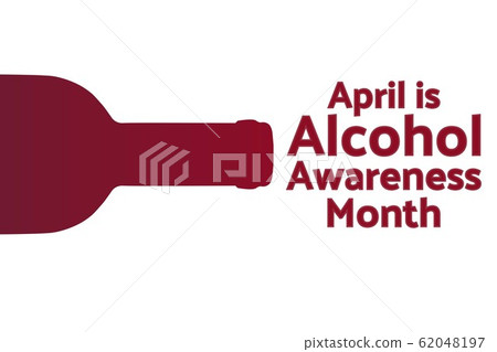 April is Alcohol Awareness Month concept. Template for background, banner, card, poster with text April is Alcohol Awareness Month concept. Template for background, banner, card, poster with text 62048197
