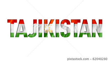 tajikistan flag text font 62048280