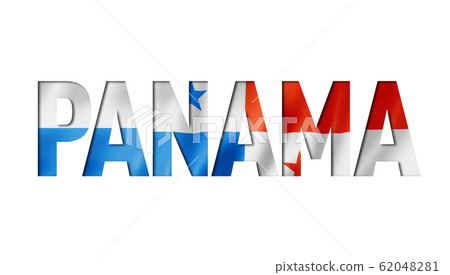 panama flag text font panama flag text font 62048281