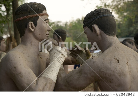 Boxing is the national art of Thailand. Boxing is the national art of Thailand. 62048948