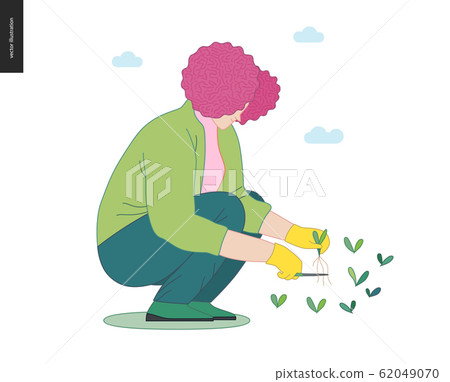 Gardening people, spring Gardening people, spring 62049070