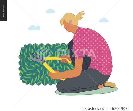 Gardening people, spring Gardening people, spring 62049071