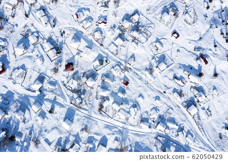 Houses covered with snow in a small village in Taurus mountains in winter. Houses covered with snow in a small village in Taurus mountains in winter. 62050429