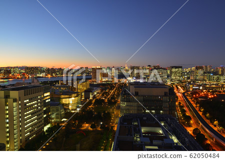 Night view of Odaiba from the observatory 62050484
