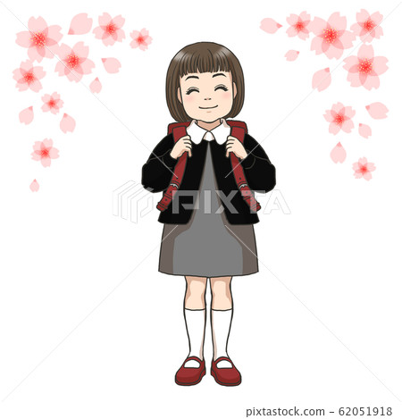New elementary school girl New elementary school girl 62051918