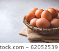 Organic chicken eggs food ingredients concept 62052539