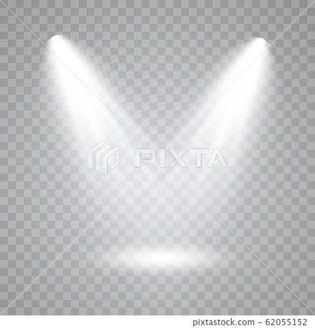 Vector Spotlights. Scene. Light Effects. Glow light effect Vector Spotlights. Scene. Light Effects. Glow light effect 62055152