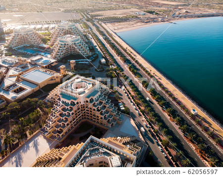 Marjan Island in Ras al Khaimah emirate in the UAE Marjan Island in Ras al Khaimah emirate in the UAE 62056597