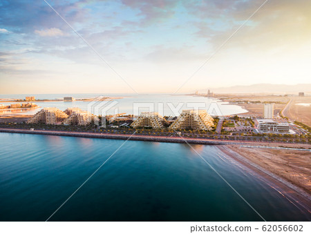 Marjan Island in Ras al Khaimah emirate in the UAE 62056602