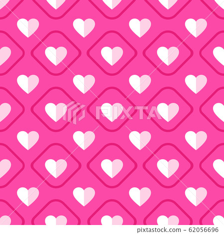 heart seamless pattern love valentine day romantic - Stock Illustration ...