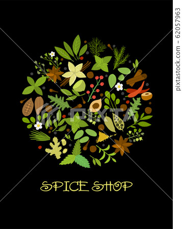 Spice shop, herbs and spices collection for your 62057963