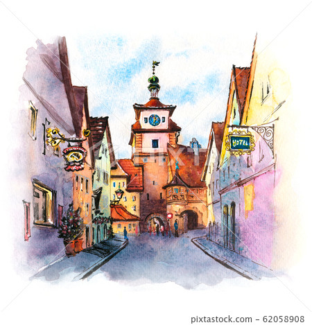 Rothenburg ob der Tauber, Germany 62058908