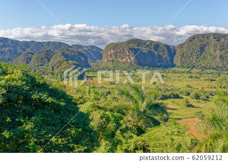 Hills landscape panorama in Vinales - Cuba Hills landscape panorama in Vinales - Cuba 62059212