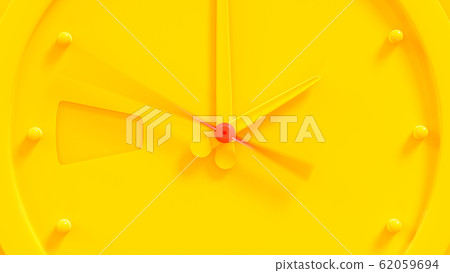 Yellow clock mock-up Yellow clock mock-up 62059694
