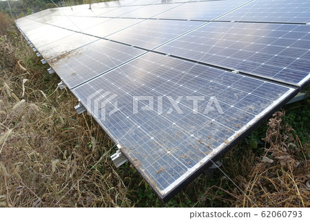 Dirty solar panel 62060793