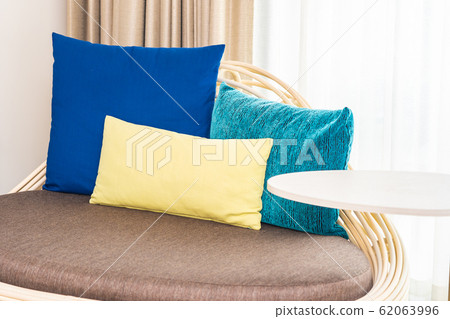 Pillow on sofa chair decoration interior Pillow on sofa chair decoration interior 62063996