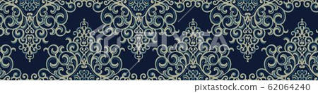 Abstract ornate palace baroque vintage abstract flower 62064240