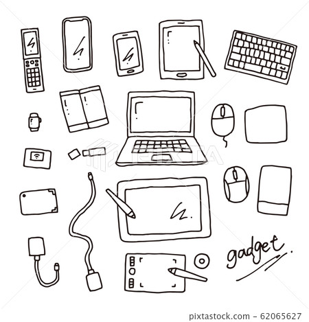 Gadget handwritten illustration 62065627