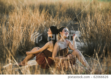 Asian women drama style dress thai traditional 62066626