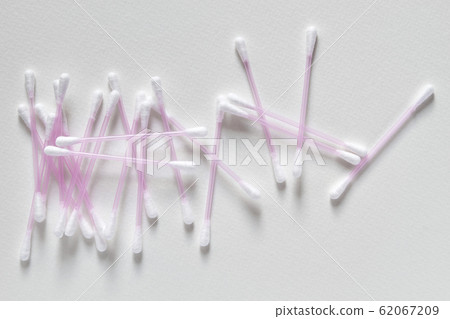 A group of ear swabs or cotton ear sticks on the 62067209