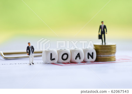 Businessman financial loan negotiation for lender 62067543