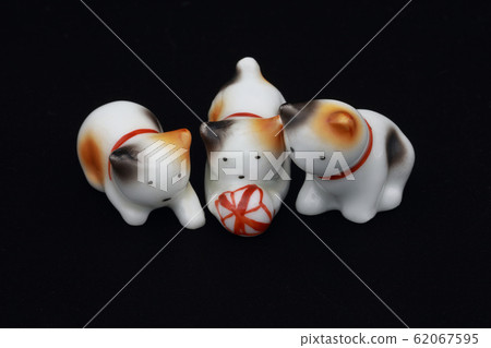 有田燒“ micros”（小貓和球） 62067595