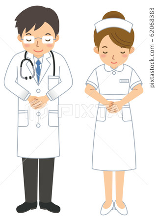 Doctor / Doctor / Nurse / Male / Female / Full body 62068383
