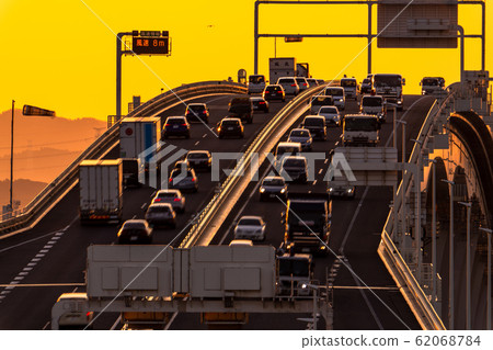 <<Chiba>> Traffic image, Tokyo Bay Aqualine <<Chiba>> Traffic image, Tokyo Bay Aqualine 62068784