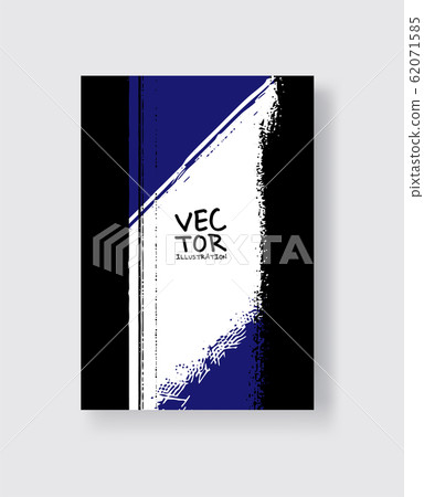 Black Phantom Blue ink brush stroke on white Black Phantom Blue ink brush stroke on white 62071585