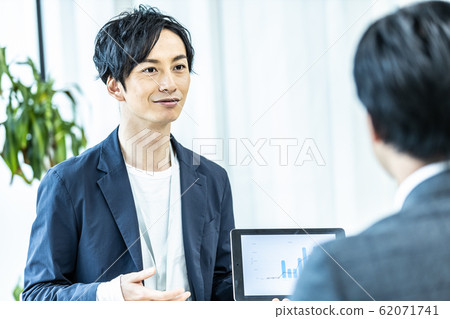 Business scene Conference Business talk 62071741