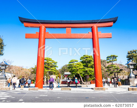 Torii of Kamakura Tsurugaoka Hachimangu Shrine 62073057
