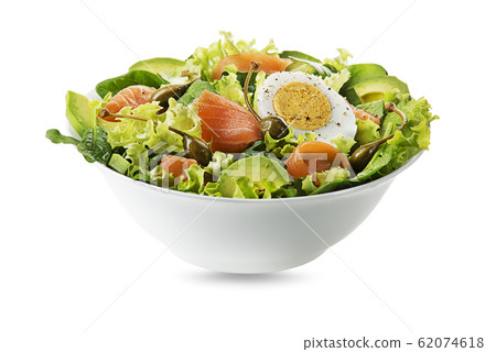Salad salmon 62074618