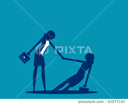 Business people self-reliant. Agreement yourself. Business people self-reliant. Agreement yourself. 62075193