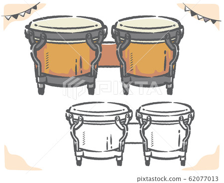 Bongo illustration material. 62077013