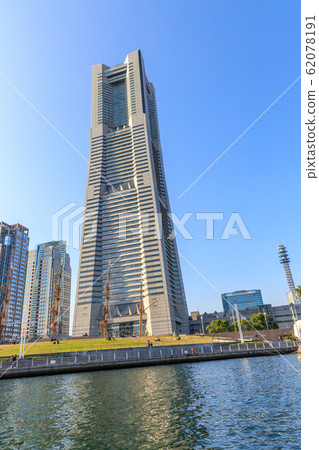 從海上看到的橫濱港未來區 62078191