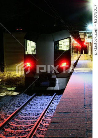 雪終端，高原大瀨口車站和夜行列車Snow Pal 2355 62079017