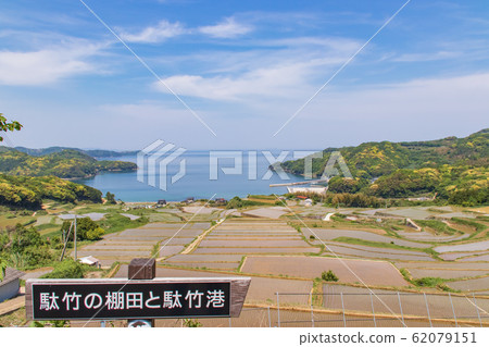 Rice terraced terraces in Karatsu City, Saga Prefecture Rice terraced terraces in Karatsu City, Saga Prefecture 62079151