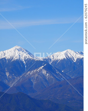 Northern Alps in winter Mt. Jeonen-Mt. 62079245