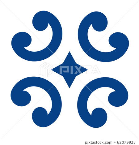Mexican talavera tile pattern. Ornament in traditional style from Puebla in classic blue and white. Geometric ceramic tile. Folk art design from Mexico. Mexican talavera tile pattern. Ornament in traditional style from Puebla in classic blue and white. Geometric ceramic tile. Folk art design from Mexico. 62079923